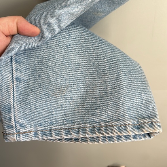 Levi's Vintage 619 Orange Tab Jeans 34X34 Light Wash - Picture 10 of 13